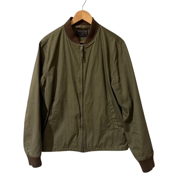 J Crew Everyday Bomber Jacket Olive Green M - Picture 1 of 5